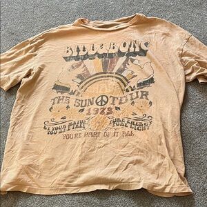 Billabong Sun Tour 1973 Tee in Tan